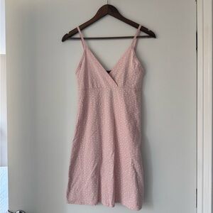 Brandy Melville Light Pink Floral Dress